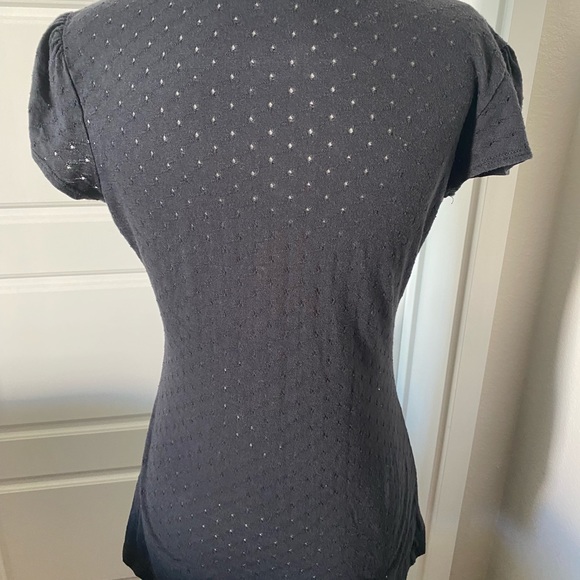 Black Polo Top - Medium - Picture 3 of 3